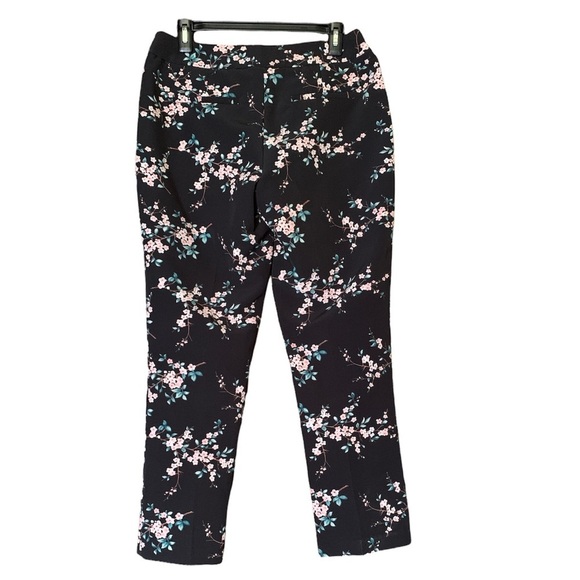 Cynthia Rowley‎ Black Floral Pants - Picture 2 of 6